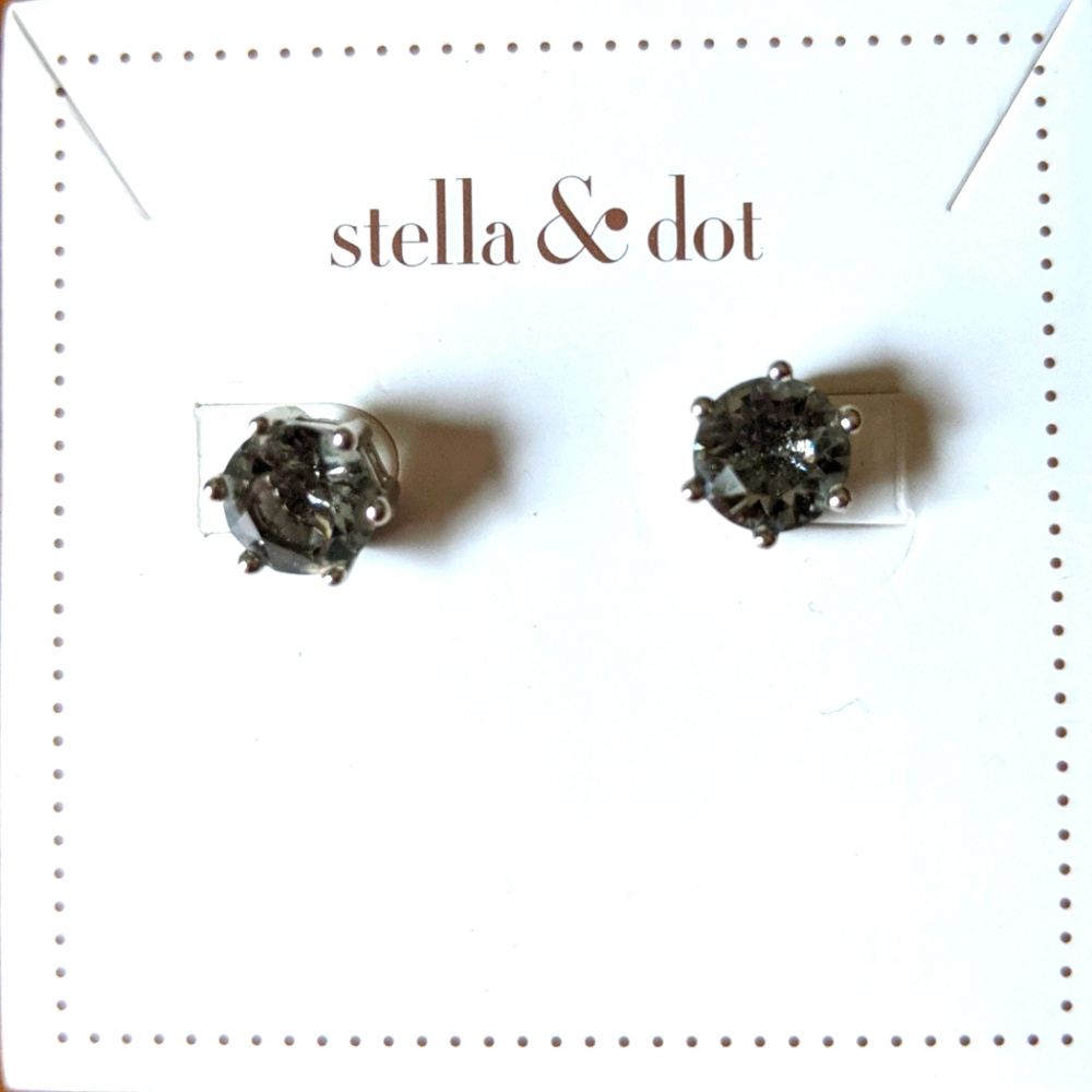 Stella and Dot Smoky Studs